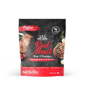 Absolute Absolute Holistic 無穀主食狗糧 風乾鮮食肉片 牛肉+鹿肉 200g 200g 正面圖