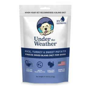 Under Under the Weather 狗糧 火雞肉、甜薯及白米 溫和飲食主糧 170g 170g 正面圖