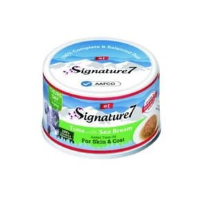 Signature7 Signature7 貓罐頭 營養肉湯罐罐 皮毛健康 吞拿魚+鯛魚 70g 70g 正面圖