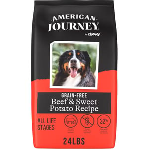 American American Journey 狗糧 全犬糧 無穀物牛肉+甜薯配方 4lbs 4lb 正面圖