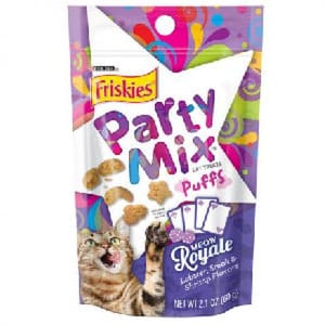 Friskies喜躍 Friskies喜躍 Party Mix Puffs Meow Royale 2.1oz 1oz 正面圖
