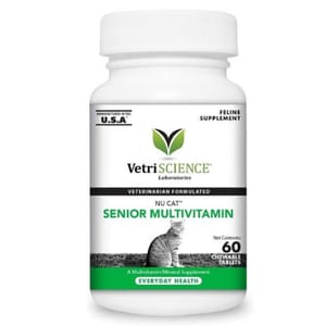 VetriScience VetriScience 多種維他命 老年貓用 60片/樽  貓用 正面圖