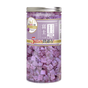 富士一 富士一 凍乾小食 脫水紫薯酸奶粒 370g 370g 貓犬用 正面圖