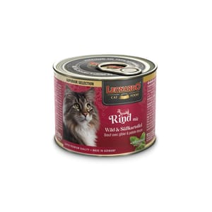 Leonardo Leonardo Superior Selection 牛鹿紅薯配方成貓罐頭 200g 200g 正面圖