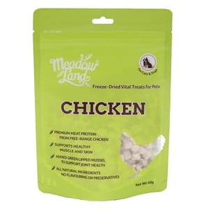 Meadowland Meadowland 貓狗零食 凍乾雞肉 50g 50g 正面圖