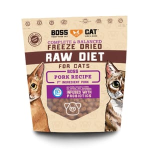 Boss Boss Cat 貓用主食凍乾 生豬肉配方 9oz 9oz 貓用 正面圖