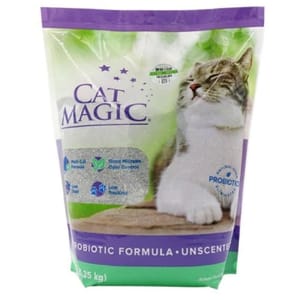 Cat Cat Magic 礦物貓砂 紫標-低敏抑菌  25lb 25lb  正面圖