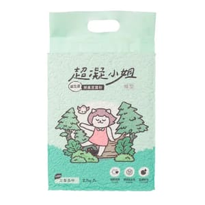 超凝小姐 超凝小姐 益生菌除臭豆腐砂 忘憂森林香 7L 7L 正面圖