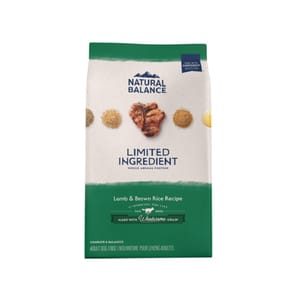 Natural Natural Balance 狗糧 L.I.D. 糙米系 羊肉 成犬配方 24lb 24lb  正面圖