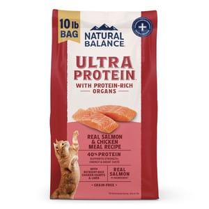 Natural Natural Balance 貓糧 ULTRA PROTEIN 頂級系 三文魚雞肉 10lb 10lb 正面圖