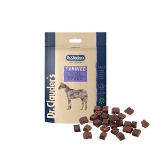 Dr.Clauder's Dr.Clauder's Trainee 貓狗小食 95%馬肉粒小食 大粒 80g 80g  正面圖