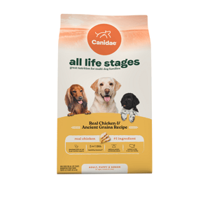 CANIDAE CANIDAE 咖比 狗糧 life stages 雞肉糙米配方 27lb 27lb 正面圖
