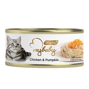 My My baby 貓罐頭 雞肉及南瓜 Chicken with Pumpkin 85g 85g 正面圖