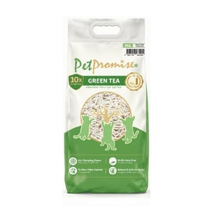 Pet Pet Promise毛孩承諾 2.0mm 天然玉米豆腐貓砂 綠茶味 國際版 36L - 原裝行貨 36L 正面圖