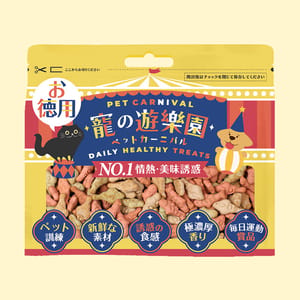 寵之遊樂園 寵之遊樂園 狗零食 三文魚燕麥餅 100g 歡樂裝 1包 100g  正面圖