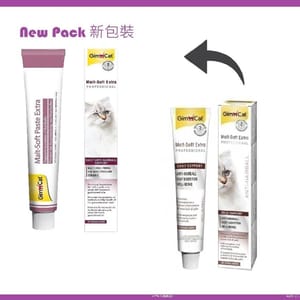 Gim Gim Cat 貓咪吐毛球膏麥芽味加強版 200g 200g 背面圖