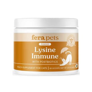 Fera Fera Pets Supplement 貓貓營養補充品 貓用賴氨酸免疫增強劑 60g 60g 貓用 正面圖
