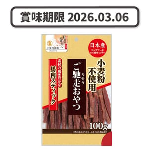 日本Q-Pet 日本Q-Pet 狗小食 御馳走 馬肉條 100g 100g  正面圖