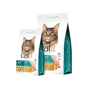 Catit Catit Recipes 皇室系列 貓糧 高齡貓配方 4lb 4lb 正面圖