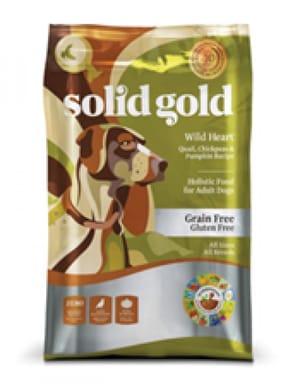 solidgold素力高 solidgold素力高 無穀物成犬乾狗糧 Wild Heart 4lb 4lb  正面圖