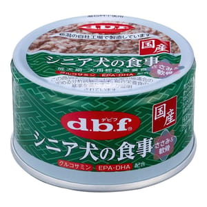 日本d.b.f 日本d.b.f 狗罐頭 老犬雞肉+豬軟骨 85g 85g 正面圖