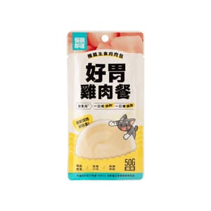 怪獸部落 怪獸部落 貓餐包 機能主食肉肉包 好胃雞肉餐 50g 50g 正面圖