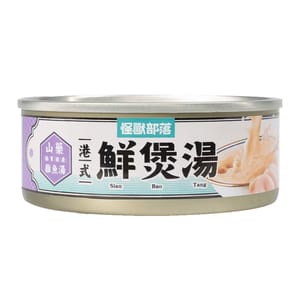 怪獸部落 怪獸部落 貓犬副食罐 港式鮮煲湯 山藥雞魚湯 80g 80g 正面圖