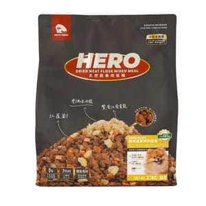 HeroMama HeroMama 狗糧 天然蔬果肉鬆糧 小型犬用 羊肉拌肉鬆餐 2.7kg 7kg 犬用 正面圖