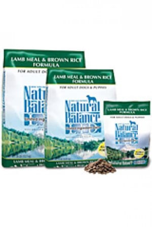 Natural Natural Balance雪山 狗糧 羊肉糙米配方 Lamb Meal & Brown 15lb 15lb 正面圖