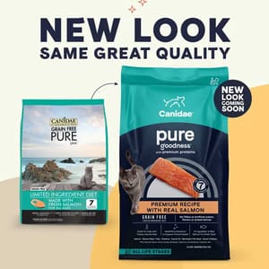 CANIDAE CANIDAE 咖比 貓糧 PURE Sea 無穀物三文魚全貓配方 5lb 綠色 5lb  正面圖