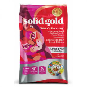 solidgold素力高 solidgold素力高 無穀物全貓乾糧 Nature's Harmony 3lb 3lb 正面圖