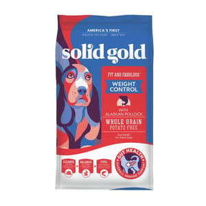 Solid Solid Gold 素力高 狗糧 鱈魚低卡成犬 4lb 4lb  正面圖