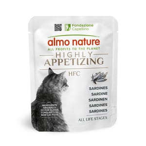 Almo Almo Nature HFC Highly Appetizing 開胃精萃鮮燉包 沙丁魚 50g 50g 正面圖