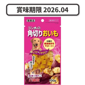 日本Sunrise 日本Sunrise 狗零食 狗狗一口 高纖健腸番薯零食 100g 100g 正面圖