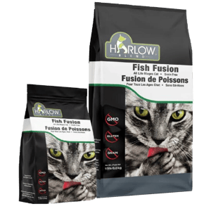 Harlow Harlow Blend 楓葉 五鮮魚 無穀物海洋鮮魚+蔬果全貓乾糧 7.5lb 5lb 正面圖