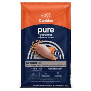 CANIDAE CANIDAE 咖比 狗糧 PURE 無穀物老年犬配方 4lb 4lb 正面圖