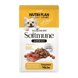 Nutriplan Nutriplan 營養企劃 軟質狗糧 免疫與皮膚護理支持 1.2kg 2kg 正面圖