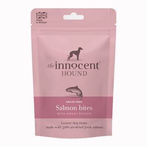 The The Innocent Hound 狗零食 風乾小食 紅薯三文魚 10pcs   正面圖