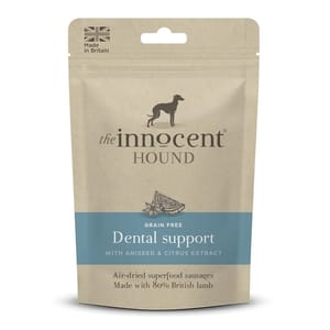 The The Innocent Hound 狗零食 風乾保健小食 牙齒保健 羊肉香腸加茴香 5pcs   正面圖