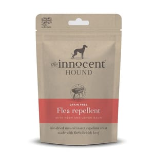 The The Innocent Hound 狗零食 風乾保健小食 驅蟲抗蝨 牛肉配檸檬香脂草 150g 150g  正面圖