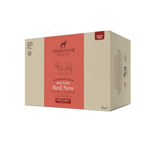 The The Innocent Hound 狗糧 風乾主食糧 英式炆煮牛肉配紅蘿蔔及迷迭香 1.5kg 5kg  正面圖