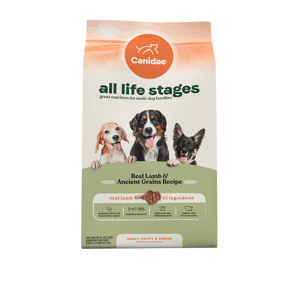 CANIDAE CANIDAE 咖比 狗糧 life stages 羊肉糙米配方 5lb 5lb 正面圖