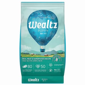 Wealtz Wealtz 狗糧 幼犬配方 鮮雞肉+超級食物食譜 2.1kg 1kg  正面圖