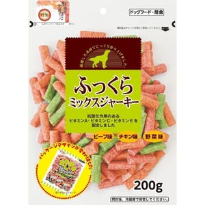 日本Q-Pet 日本Q-Pet 狗小食 雞/牛/菜混味切條 200g 200g 正面圖