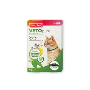 Beaphar Beaphar 貓用 VETOpure 回歸自然防蚊+跳蚤+蜱蟲3合1頸帶  貓用 正面圖