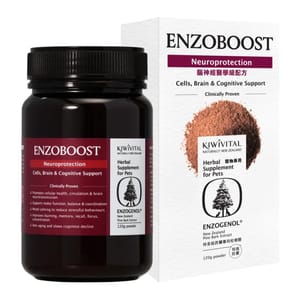 Kiwivital Kiwivital 貓犬用 EnzoBoost 醫學級腦神經草療配方 120g 120g 貓犬用 正面圖