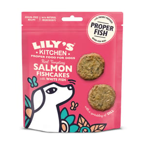 LILY S KITCHEN LILY S KITCHEN 狗小食 三文魚魚餅配白魚+蒔蘿 70g