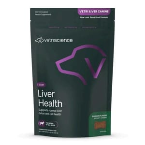 VetriScience Liver Health for Dogs 60 Soft Chews (Chicken Flavor) pet shop