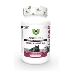 腎臟保健 防尿石 VetriScience 貓用 腎臟保健咀嚼片 60粒 (0900507.060)
