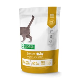 Nature Protection Nature s Protection 貓糧 老貓糧 加護系列 活力老貓配方 400g 白黃 (FS431400G)